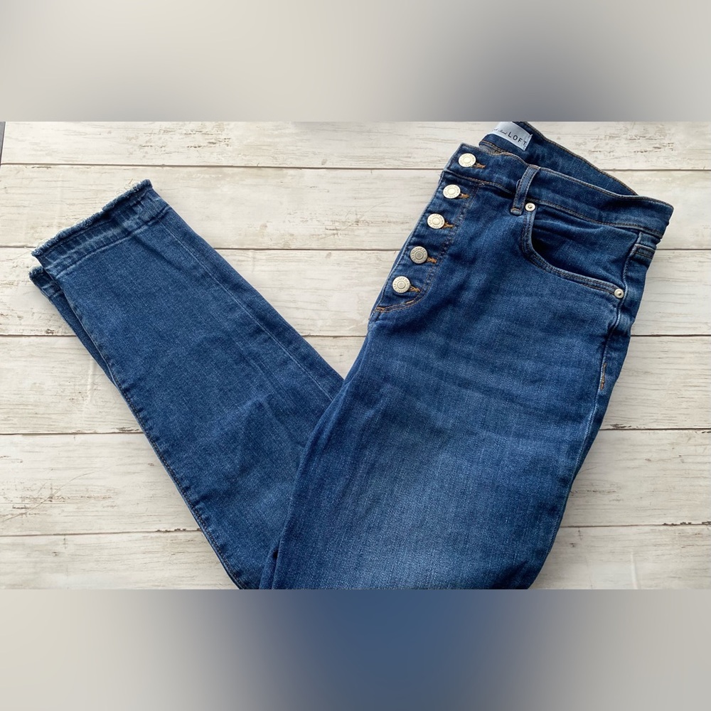 LOFT brand high rise jeans